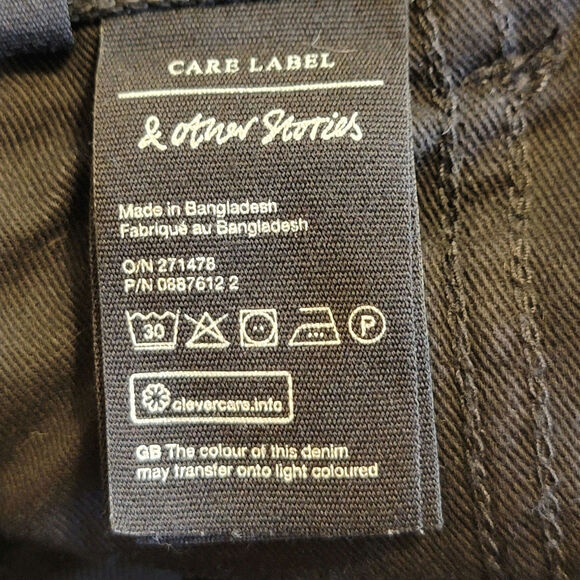 & Other Stories Black Flare & Wide Leg Jeans - Picture 15 of 16